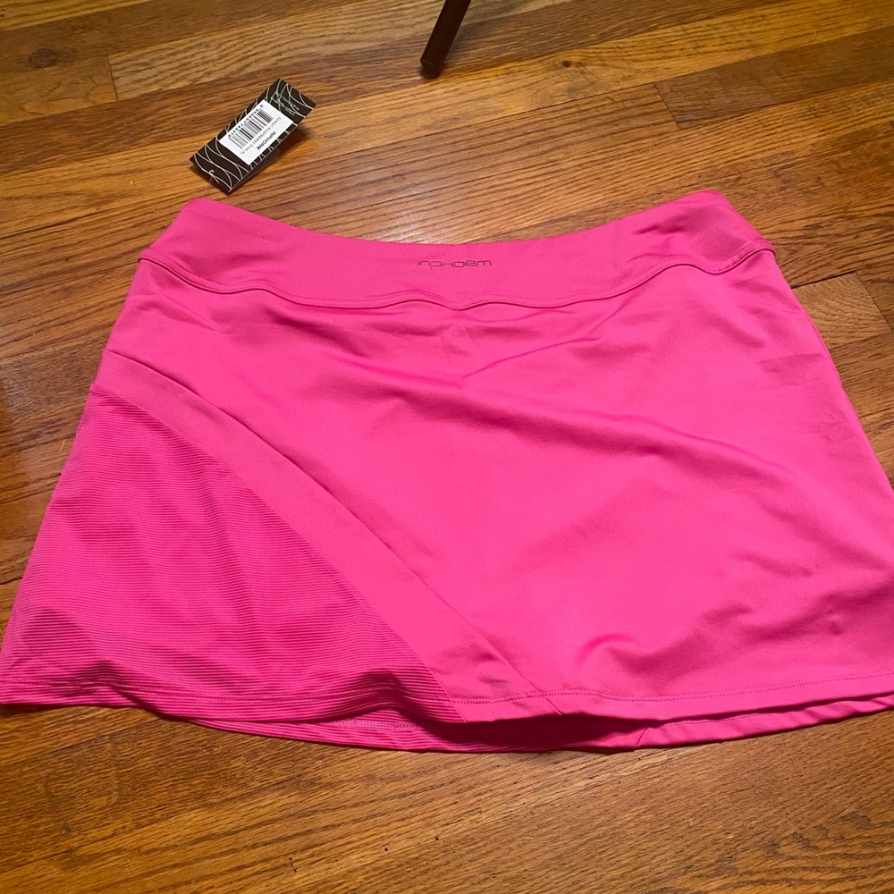 Inphorm raspberry pink tennis/pickleball skirt - size Xl - NWT - Picture 5 of 7